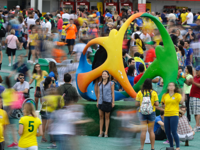 Rio De Janeiro, Brazil, is home to 13.2 million residents. During the 2016 Olympics, more than 490,000 people attended daily games.