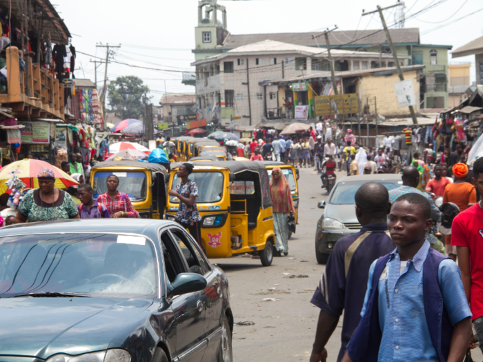 Nigeria is the most populated country in Africa with more than 181 million people. Lagos is the largest city in Nigeria and is home to 13.4 million residents.