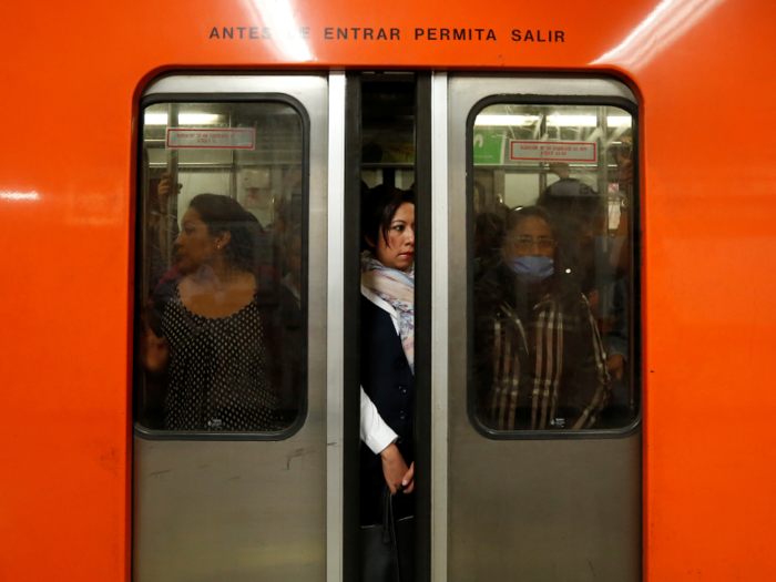 The metro stations in Mexico City are some of the most crowded transportation systems globally, ranking as the eighth busiest metro in the world and the second-largest rapid transit system in North America.