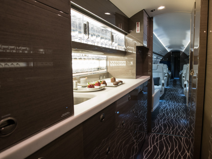 You can order whatever you want to drink on a private plane.