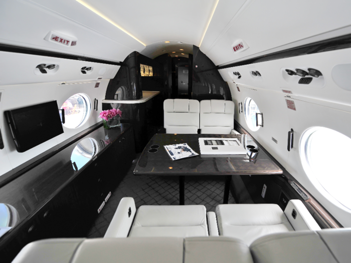 Private planes are designed to be more luxurious and comfortable than commercial planes.