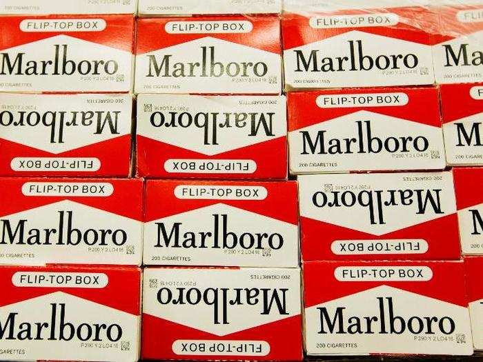 9. A pack of cigarettes