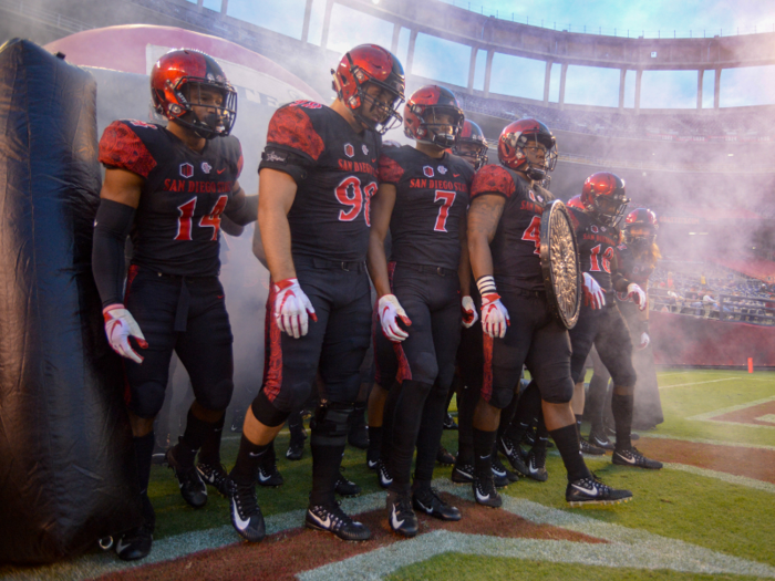 San Diego State (-27.5) over San Jose State