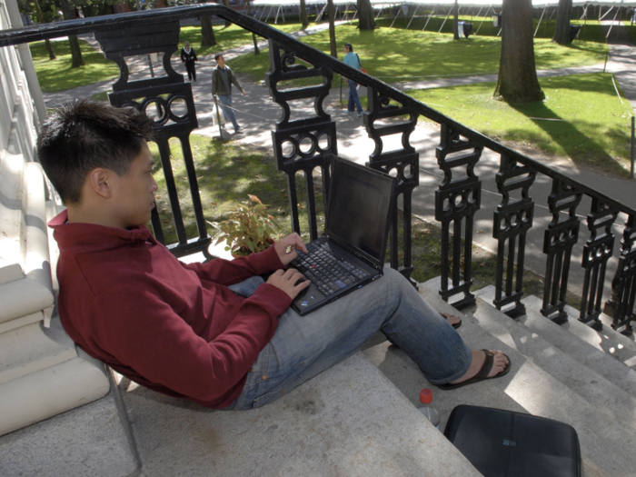 Some students even advise against moving into first-floor units, since tourists have been known to take photos through the windows of buildings on campus.