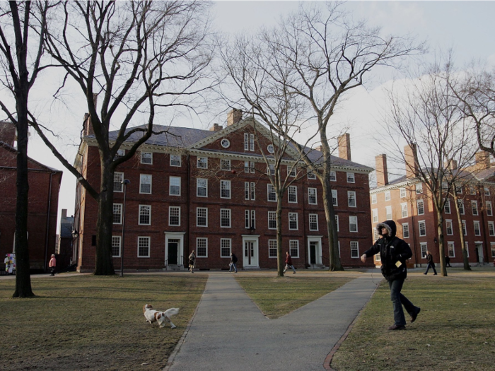 Unlike most college students, people attending Harvard have to get used to the swarms of tourists traveling to the famed school for photo opps.