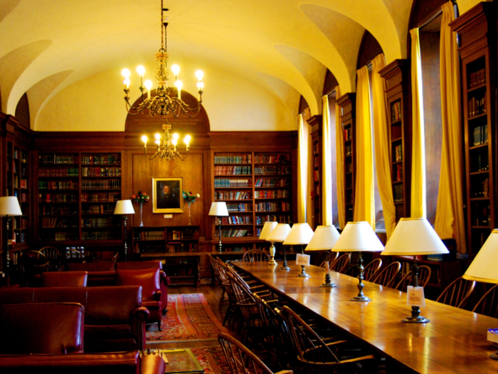 ... and a library in the college