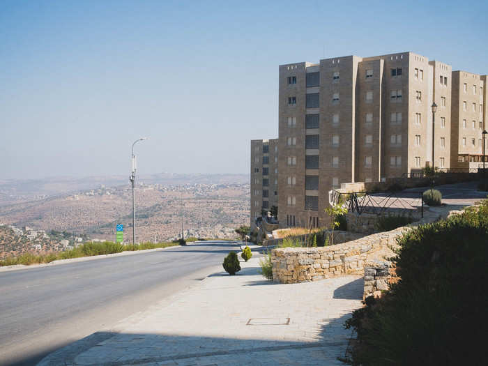 And while sewage, fiberoptic cables, and gas and water piping were constructed underground and out of sight, the buildings have solar panels and rain harvesting systems for sustainability.