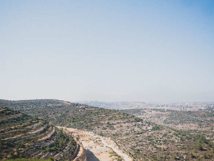 While most of the city is in Palestinian Authority-controlled territory, you must pass through Israeli military-controlled territory to get there. That meant that Masri had to get Israel to build the access road, currently a dinky two-lane road. It took years to obtain a permit.