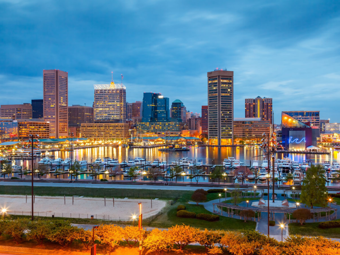 10. Baltimore, Maryland