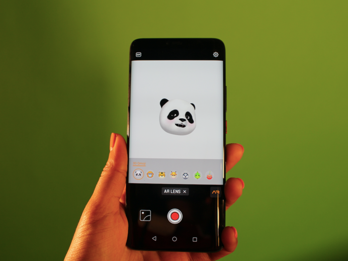 Huawei has aped Apple on another major feature — the ability to render your face as an emoji. This functionality is built into the camera too.