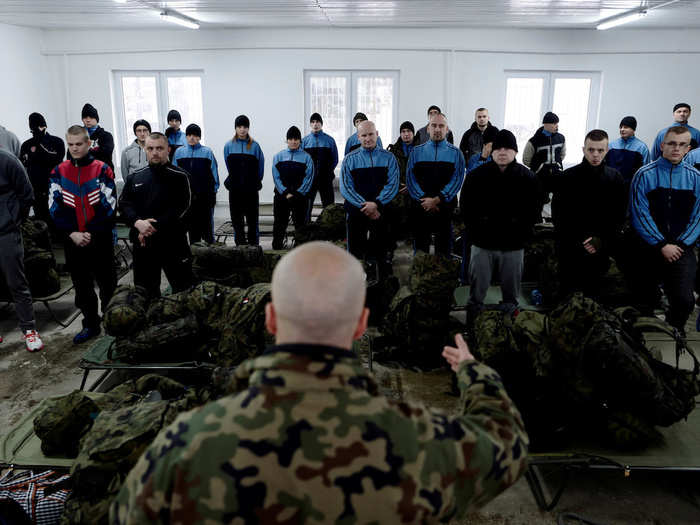 Young people who join are expected to spend at least four months in training over three years, including 16 days in basic training, for which they