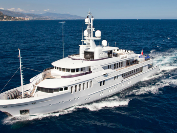 8. Kinta — 180 feet in length. Estimated purchase price $21.9 million.