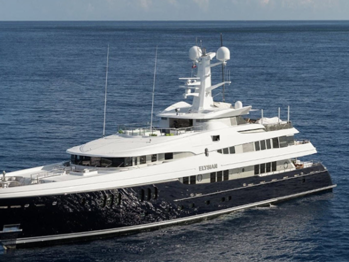 6. Elysian — 196 feet in length. Estimated purchase price $55 million.