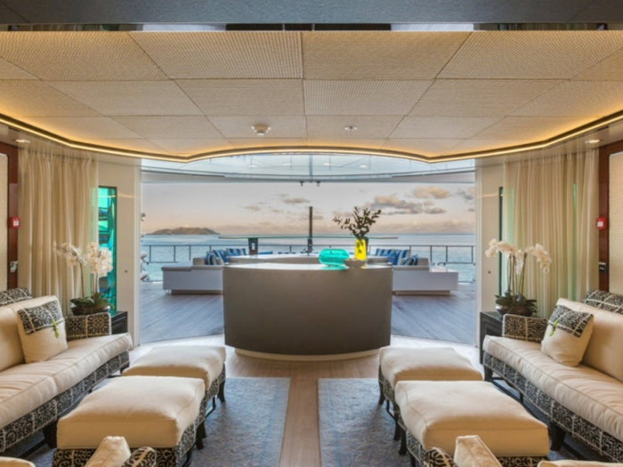 Party Girl was specifically built to host guests, which is why the main salon is 17 meters long. 12 guests can be accommodated along with 18 crew members.