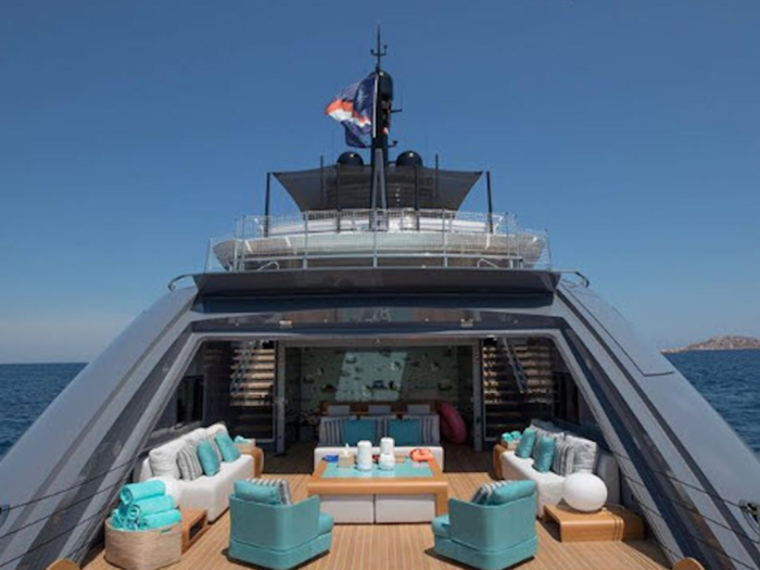 Utopia IV was built by Rossinavi and has its own Instagram account @utopiaiv. This super yacht has an aluminum superstructure and is capable of reaching 33 knots.