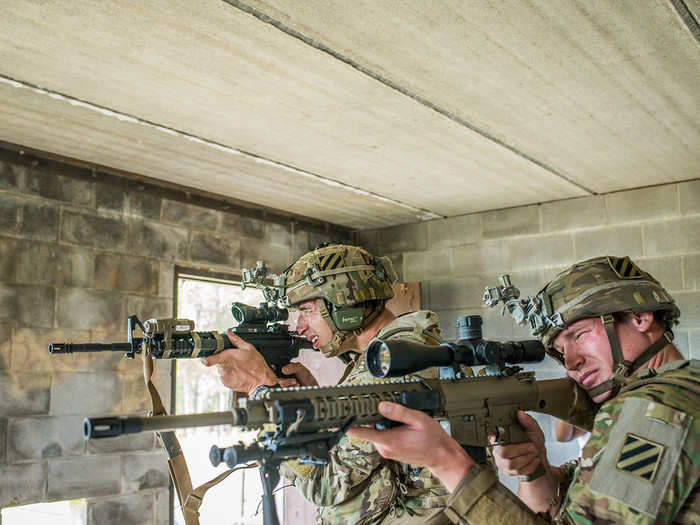 Teams must, according to the Army, complete "a gauntlet of rigorous physical, mental and endurance events that test the range of sniper skills that include, but are not limited to, long range marksmanship, observation, reconnaissance and reporting abilities, and abilities to move with stealth and concealment."