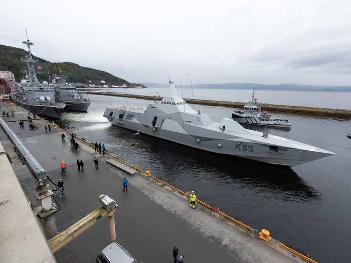 Adamsson said that the Swedish Navy has thus far been happy with the Visby-class corvettes. They have yet to see combat, and were delivered later than expected, but the stealth technology has proven capable in all aspects.