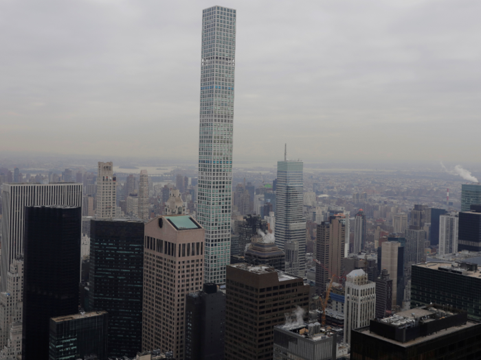 And the penthouse unit just below, on the 94th floor, sold earlier this year for $32.4 million, which was about $8 million less than its asking price.