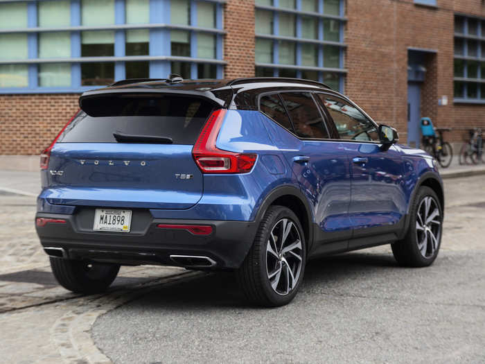 The rear is arguably the XC40