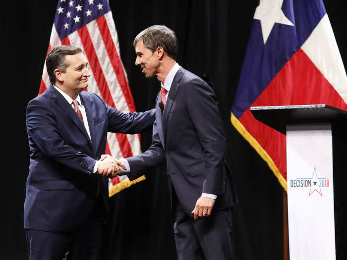 Ted is fighting to stave off Democratic challenger Beto O