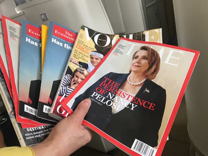 I was also offered updated magazine issues and newspapers — I chose to fuel my wanderlust with Condé Nast Traveller.