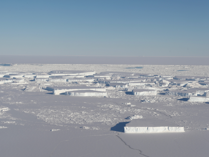 The A-68 ice island is roughly the size of Delaware.