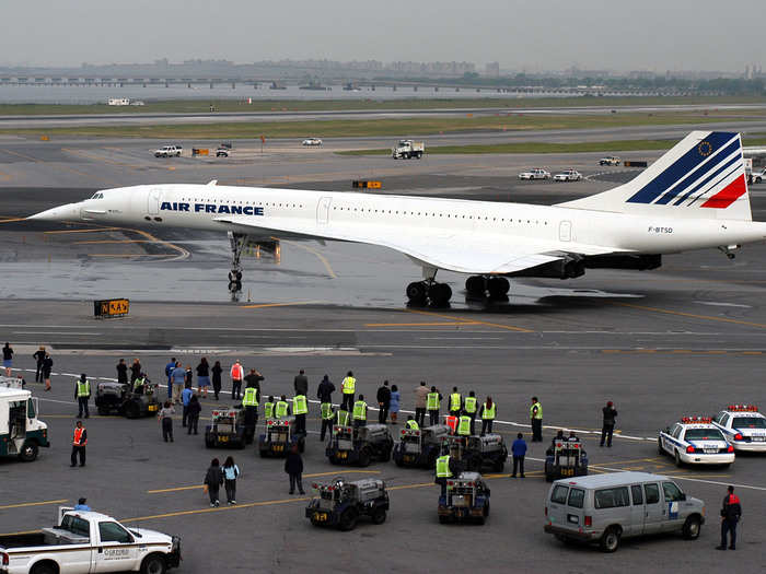 Air France operated its last commercial Concorde flight from New York to Paris on May 31, 2003.