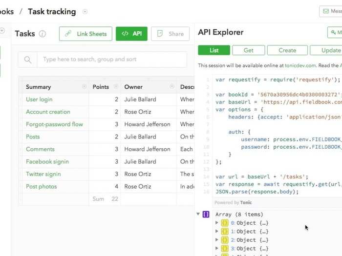 Fieldbook — spreadsheet-to-database software