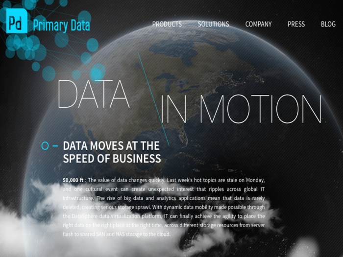 Primary Data — automation software platform