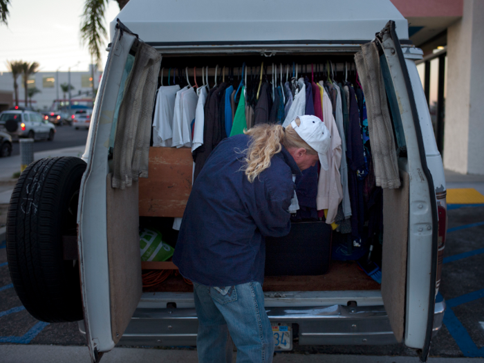 Some local organizations, such as Laundry Love in Huntington Beach, California, partner with laundromats to help homeless people do their laundry for free.