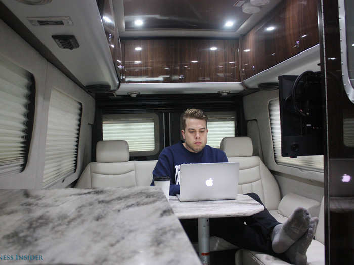 Even with lacquered wood paneling and granite countertops, van life can be quite isolating.