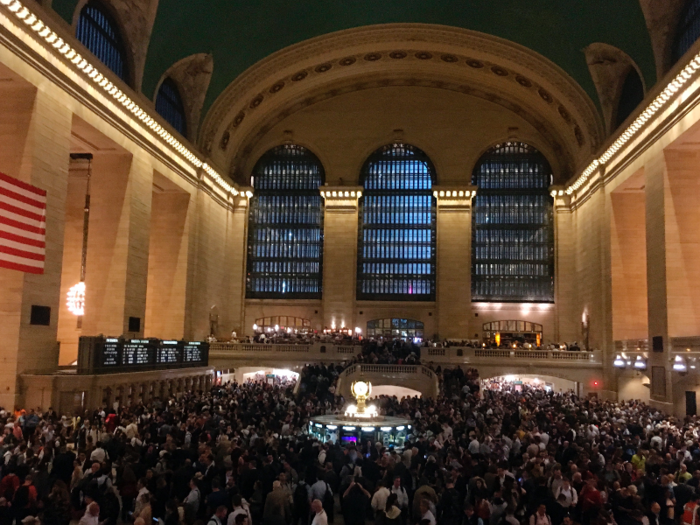 To compare, Grand Central Station sees 750,000 commuters daily.