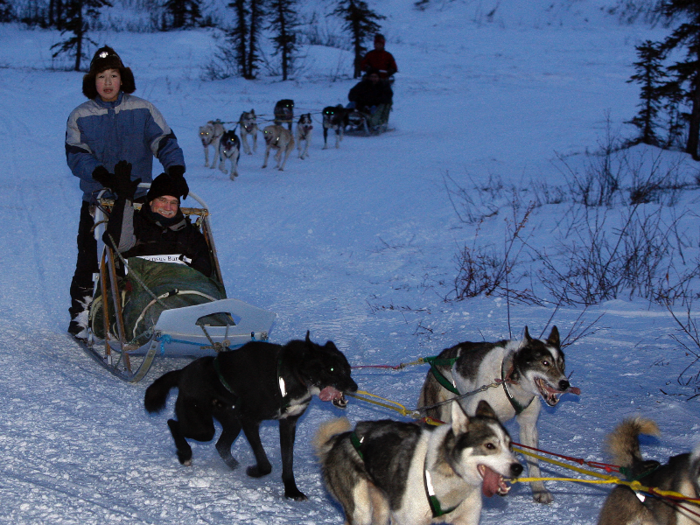 Snow is ubiquitous in Alaska, where several remote villages require locals to travel by dog sled.