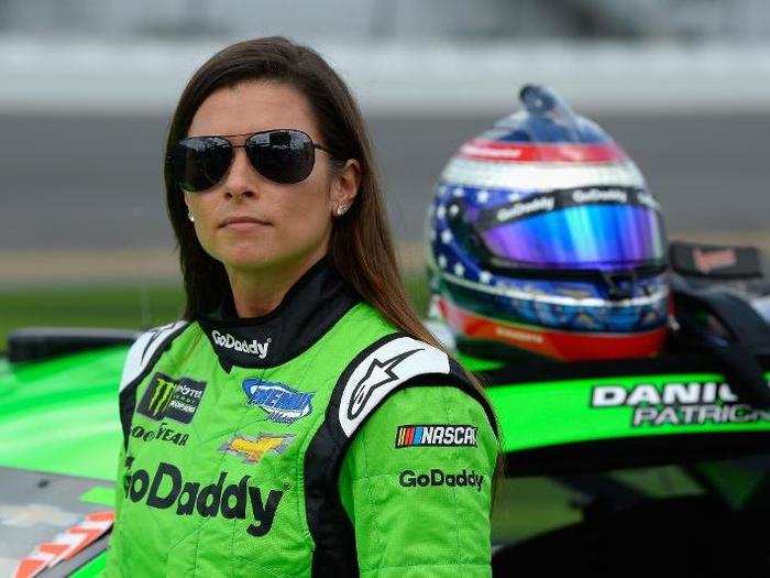In 2006, web-hosting service GoDaddy sponsored Patrick. GoDaddy would continue to sponsor her throughout her racing career, and she appeared in 13 Super Bowl commercials for the company — the record for the most Super Bowl commercial appearances.