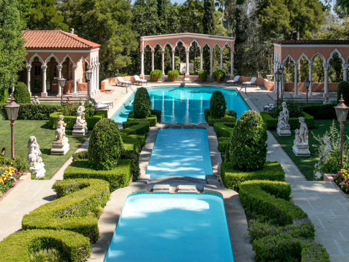 The pool area was also used in scenes from "The Godfather."