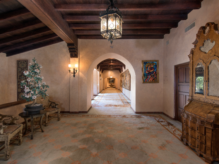 The interior of the mansion is just as impressive as the exterior.