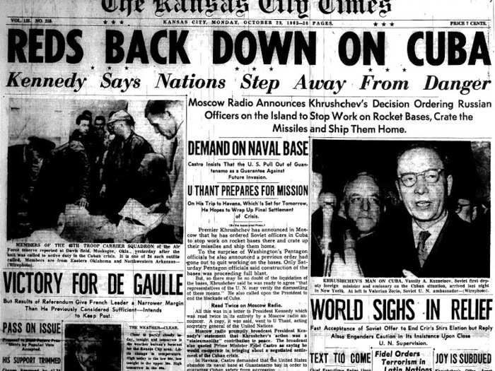 In a message on October 26, Khrushchev said the Soviet Union would remove the missiles if the US promised not to invade Cuba. The next day, he sent another message saying the USSR would remove the missiles if the US removed its missiles in Turkey. The US publicly accepted the first offer. But privately it agreed to the terms of the second. Robert Kennedy, the attorney general, delivered the message to the Soviet Embassy, and the crisis drew down on October 28.