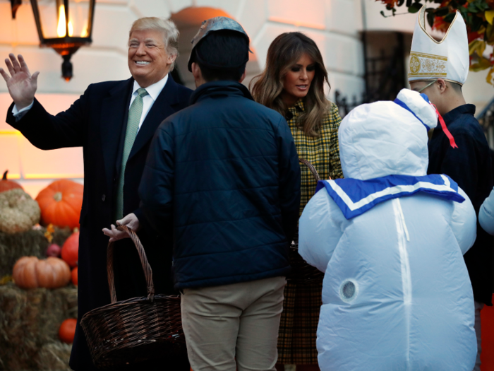 Kids had a number of Halloween activities to engage in on the South Lawn.