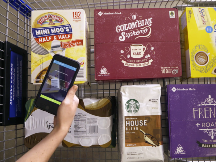 In addition to helping customers find items, the app will also serve as a checkout register. As customers add items to their shopping carts, they will scan the products