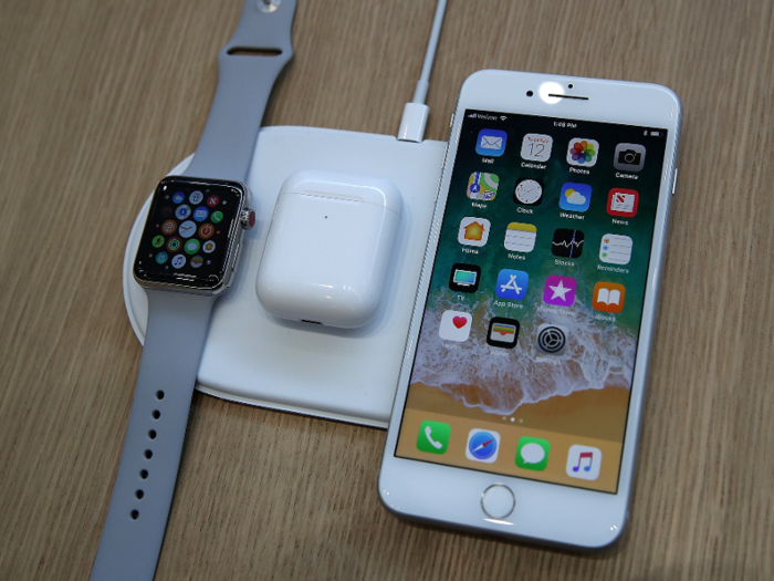 Last year, Apple said its wireless charger, AirPower, would launch "in 2018." Tuesday would appear to be Apple