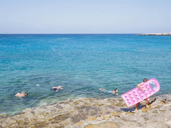 For my part, the most beautiful spot I saw on the island was at the very tip of Cape Greco. It