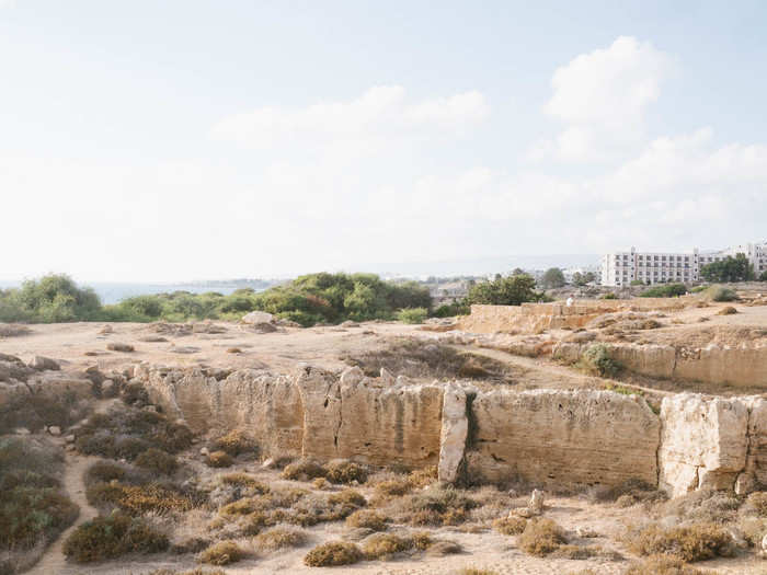 There is also a large necropolis nearby known as the Tomb of the Kings. Despite the name, it is more likely they are the tombs of aristocrats and high-ranking officials.