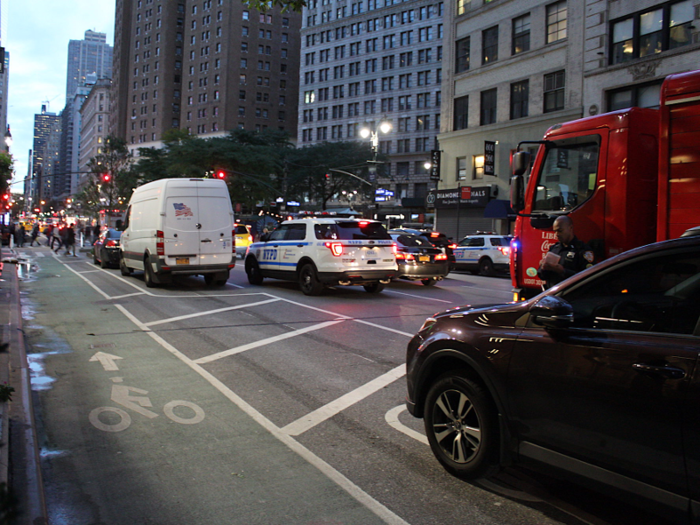 While they were unloading the truck, they got a parking ticket. The company will pay for it.