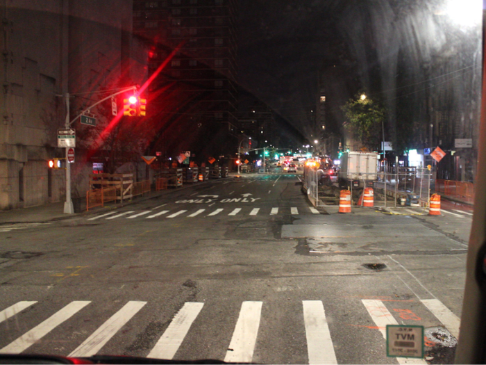 It took just over 30 minutes to go the nine miles from Liberty Coca-Cola in the Bronx to Penn Station — impressively fast considering how crowded these streets usually are.