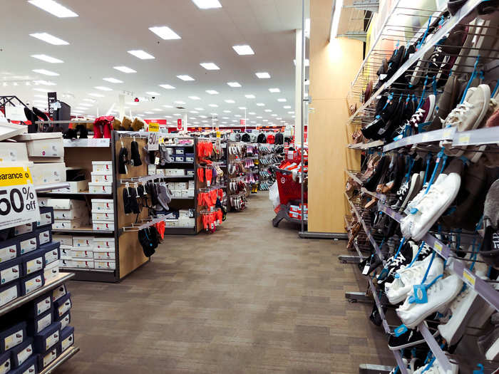 It also had a big shoe department ...