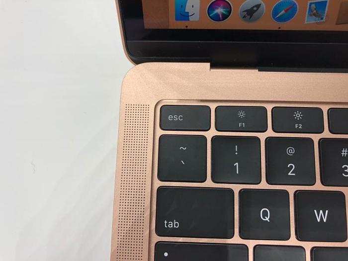 Unlike the current MacBook Pro models, the MacBook Air has an escape key.