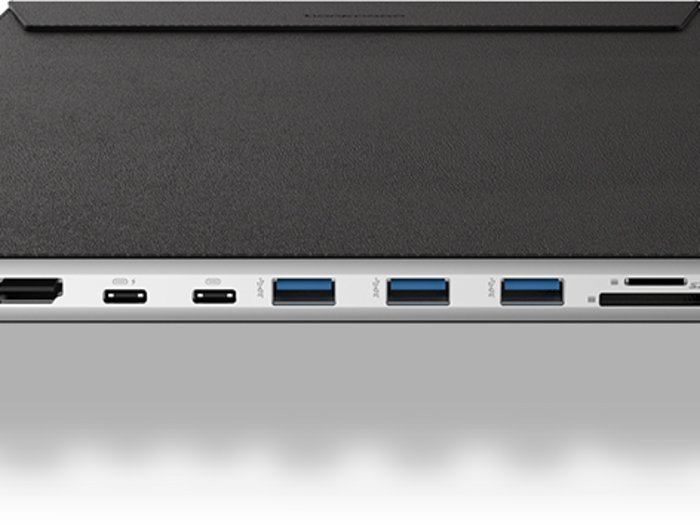 Multiple ports.