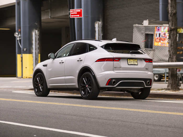 The front and rear live in harmony. Note the smooth flow of all the E-Pace