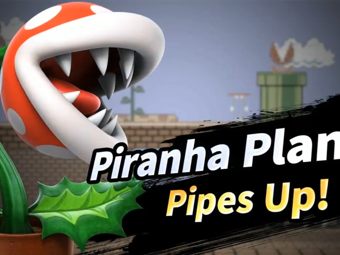 The Piranha Plant from "Super Mario Bros" will eventually be included in the game