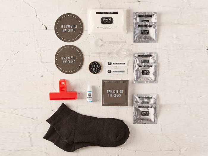 A "binge-watching survival kit" for your office buddy with the same Netflix tastes